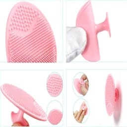 1 Pcs Soft Silicone Facial Cleaning Brush Shower Baby Massage Wash Pad Face Exfoliating Brushes Super Soft Sponges Scrubbers