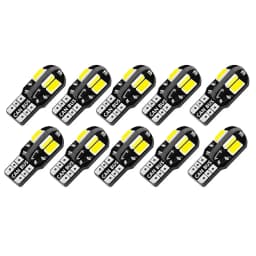 10/20PCS W5W T10 LED Bulbs Canbus 5730 8SMD 4014 26smd 12V 6000K 194 168 LED Car Map Dome Lights Parking Light Auto Signal Lamp