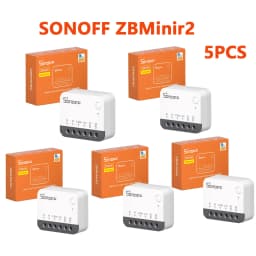 SONOFF ZBMinir2 Zigbee Mini Smart Switch Neutral Wire Required EWelink Interruptor Inteligentes Zigbee Switch Smart Home Module
