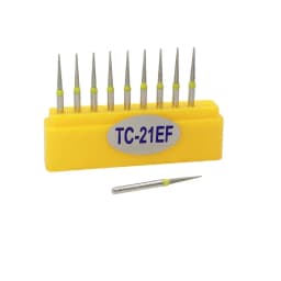10pcs/Box Dental Diamond Burs Drill Dia-burs for High Speed Handpiece Polishing Tools TC-11F TC-11