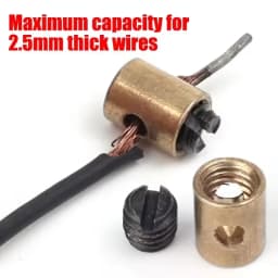 5/10Pcs Motorcycle Throttle Cable Core Brake Bolt Pin Gold Color Motocross Beach Bike Throttle Pull Cable Brake Stop Bolt Pin