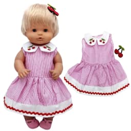 35cm Baby Doll Clothes Set Hat for 38cm Nenuco Ropa Y Su Hermanita Toy Doll Accessories