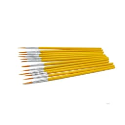10pcs/set Long Tail Nylon Hair Hook Line Pen Painting Brush Children DIY Art Supplies Tool Art Stationery Watercolor Painting Pe