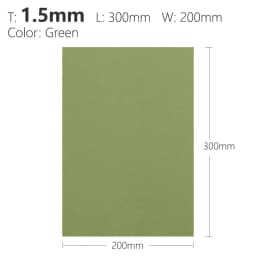 1.5mm Black Sand Army Green Orange Kydex Sheet Thermoplastic for DIY Sheath Holster Tool Parts
