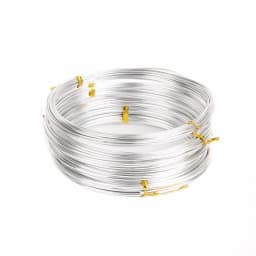 Silver Color 1mm/1.5mm/2.mm/2.5mm Anodized Aluminum Wire Soft DIY Jewelry Craft Versatile Painted Aluminium Metal Wire