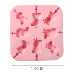 Round Shape Silicone Mold Lollipop Mould Children Kids DIY Baking Tools for Chocolate Candy Biscuit Home Kitchen Accessories