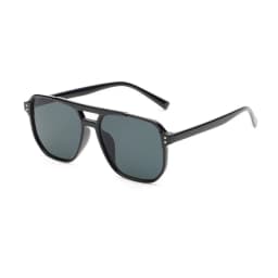 SHAUNA Retro Double Bridges Square Sunglasses Women Fashion Rivets Decoration Eyewear Shades UV400 Men Trending Sun Glasses