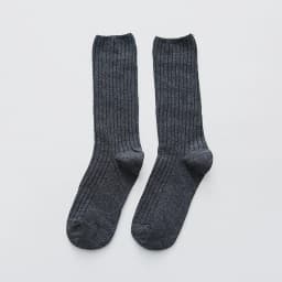 1 Pair Retro Women Cotton Loose Socks Autumn Winter Knitting Solid Color Long Black Korean Japanese Student Girls Stockings