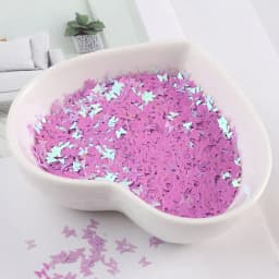 Ultrathin 3mm Butterfly Sequins Laser Glitter Nail Sequin Paillettes Eo-Friendly PET Sequin for Nails Art Wedding Decoration 10g