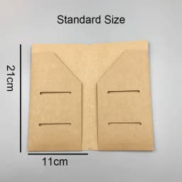 Fromthenon Kraft Paper Envelope Tickets Cards storage bag For Midori Travelers Notebook Diary Refills Retro Planner Accessories
