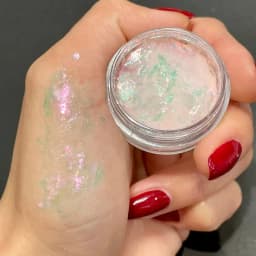 1 Jar AURORA Chrome Nail Art Flakes Multi Chrome Chameleon Peacock Galaxy Chrome Flakes Nail Art Mirror Powder Pigment