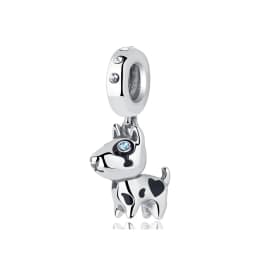 Original 925 Sterling Silver Charm Love Dog Puppy Cat Paw Pendant Charms Fit Brand Bracelets Necklaces Diy Jewelry For Women