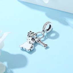 Original 925 Sterling Silver Charm Love Dog Puppy Cat Paw Pendant Charms Fit Brand Bracelets Necklaces Diy Jewelry For Women