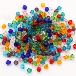 AAA Austrian Crystal Bicone Beads 2 3 4 6 8mm Multicolor Faceted Glass Spacer Beads for Jewelry Making Diy Accessories Wholesale