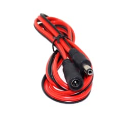 16AWG DC Power Plug 5.5 x 2.1mm Female To Male CCTV Adapter Connector Cable 12V 10A 120W Max. Power Extension Cord 1.5m