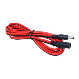 16AWG DC Power Plug 5.5 x 2.1mm Female To Male CCTV Adapter Connector Cable 12V 10A 120W Max. Power Extension Cord 1.5m