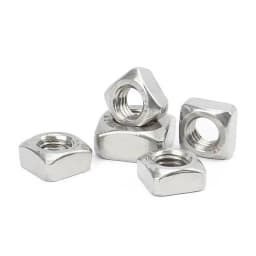 304 A2 Stainless Steel M3 M4 M5 M6 M8 M10 M12 Square Nuts Din557