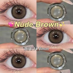 Hot! MAGISTER Natural Colored Contact Lenses Roze Beige Brown Contact Eyes Lens Ochre Lens Suitable All Occasions 14.0mm 6Months