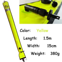DIVING SMB 1.2m 1.5m 1.8m Buoy Colorful Visibility Safety Inflatable Scuba Diving SMB Surface Signal Marker Buoy Accessory