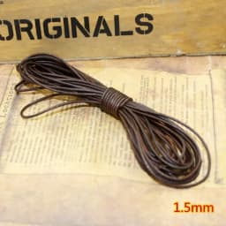 2meter 1-8mm Retro Brown Real Genuine Leather Cord Round Flat Rope String For DIY Necklace Bracelet Jewelry Making Accessories