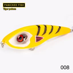 Hunthouse Musky Buster Jerkbait Fishing Lure 115mm/32g 145mm/55g Slow Sinking Loud Sound Vib Vibration For Sea Bass Pike LW129