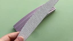 Nail File Buffer 100/180 Grit Half Moon Nail Files Double Side Sandpaper Nail Sanding Grinding Gel Nail Polish Manicure Tool
