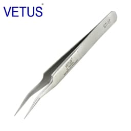 VETUS Original 32-SA Tweezers Hyperfine High Precision Non-magnetic Anti-acid Pincers Eyelashes Grafting Manicure ESD Forceps