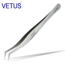 VETUS Original 32-SA Tweezers Hyperfine High Precision Non-magnetic Anti-acid Pincers Eyelashes Grafting Manicure ESD Forceps