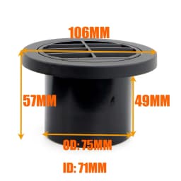 Air Vent Ducting Y T L Flat Piece Elbow Pipe Outlet Exhaust Joiner Connector For Webasto Eberspaecher Diesel Parking Heater