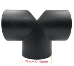 Air Vent Ducting Y T L Flat Piece Elbow Pipe Outlet Exhaust Joiner Connector For Webasto Eberspaecher Diesel Parking Heater