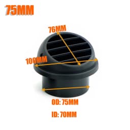 Air Vent Ducting Y T L Flat Piece Elbow Pipe Outlet Exhaust Joiner Connector For Webasto Eberspaecher Diesel Parking Heater