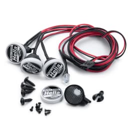 AXSPEED 2/4Pcs LED Light with Round Plastic Cover for TRX-4 Axial SCX10 Tamiya CC01 D90 TF2 1:10 RC Crawler Car Upgrade Parts