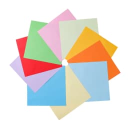 100pcs Square Origami Paper Double Sides Solid Color Folding Paper Multicolor Kids Handmade DIY Scrapbooking Craft Decor