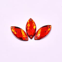 JUNAO 100pcs 7*15mm Pink AB Sewing Rhinestones Flatback Horse Eye Stone Sew On Strass Crystal Loose Acrylic Beads For Needlework