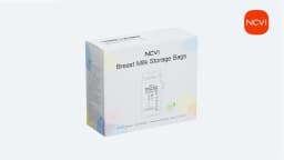 NCVI Breastmilk Storage Bags, 200ml Milk Freezer Bags for Breastfeeding,Preservation Bag, Temp-Sensing,Doubled-Sealed,BPA Free
