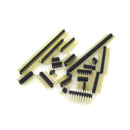 10PCS 1.27mm Pin Header 1.27 Double Row Male 1/2~40P Breakaway PCB Board Connector Strip Pinheader 1*3/4/5/6/7/8/10/12/15/20/40p