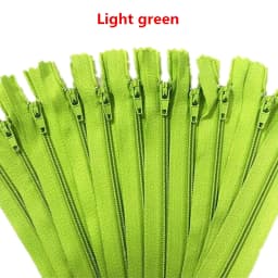 10pcs 3# 10 cm/15cm/18cm/20cm/25cm/30cm/35cm/40cm/50cm/55cm/60cm Nylon Coil Zippers Tailor Sewer Craft Crafter's (20 colors)