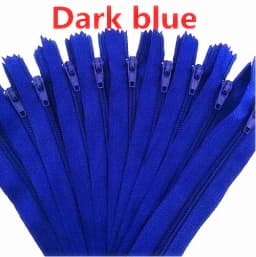 10pcs 3# 10 cm/15cm/18cm/20cm/25cm/30cm/35cm/40cm/50cm/55cm/60cm Nylon Coil Zippers Tailor Sewer Craft Crafter's (20 colors)