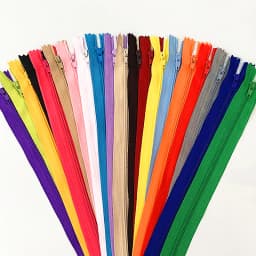 10pcs 3# 10 cm/15cm/18cm/20cm/25cm/30cm/35cm/40cm/50cm/55cm/60cm Nylon Coil Zippers Tailor Sewer Craft Crafter's (20 colors)