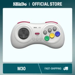 8Bitdo M30 Bluetooth Gamepad for Nintendo Switch PC macOS and Android with Sega Genesis Mega Drive Style
