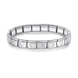 Hapiship New Fashion Women Jewelry 9mm Width Color Stainless Steel Bracelet Bangle Girls Wedding Gift G108