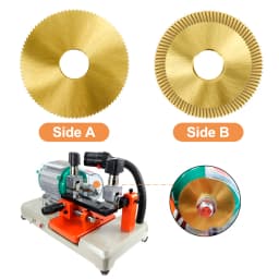 CMCP HSS 60x6x16x90T Key Cutting Blade For All Horizontal Key Machine Single Side Key Cutter Blade Milling Cutter Locksmith Tool