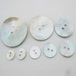 NBNNKG Nature Sea Shell Made Shirt Buttons 30Pcs Multisizes Sewing Garment Fit DIY Craft Ornament Seashell Botoes