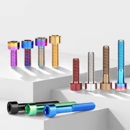 Wanyifa Titanium Bolts M6x 10 15 16 18 20 25 30 35 40 45 50 55 60 65mm Allen Hex Head Screw Fit Headset Cap Mountain Road Bike