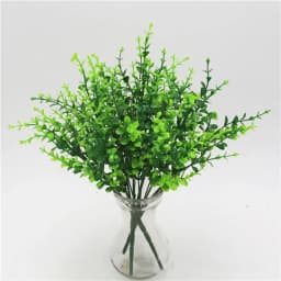 YO CHO Artificial Plastic Plants for Home Garden Decoration Fern Grass Wedding Wall Outdoor Decor Green Leaf Artificial Flowers