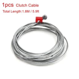 X Autohaux Universal 1.8m Length Metal Clutch Line Cable Wire Brake Accelerator Cable Wire for Motorcycle Scooter Accessories