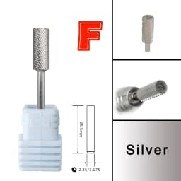 RolinStar 5.35 Small Barrel Silver Steel Carbide Nail Drill Bits Milling Cutter German Accessories