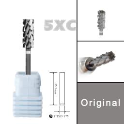 RolinStar 5.35 Small Barrel Silver Steel Carbide Nail Drill Bits Milling Cutter German Accessories