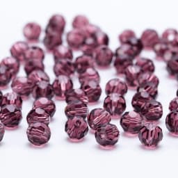 3 4 6 8mm Round Crystal Beads Faceted Transparent Glass Beads Loose Spacer Beads for Jewerly Making Needlework Bracelet Necklace