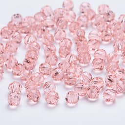 3 4 6 8mm Round Crystal Beads Faceted Transparent Glass Beads Loose Spacer Beads for Jewerly Making Needlework Bracelet Necklace